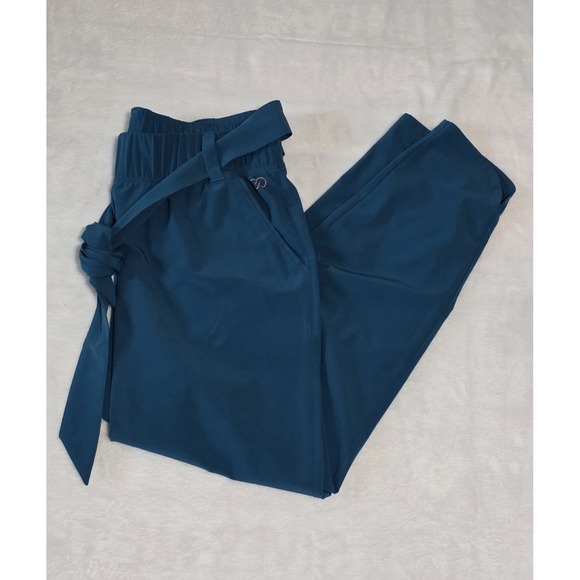 Calia Pants - CALIA by Carrie Underwood womens small teal blue athletic pants pull on tie